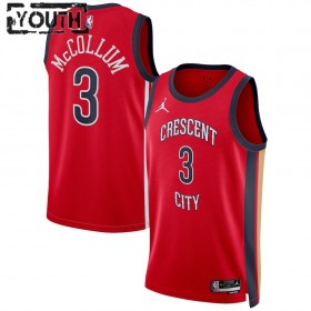 Camiseta Niños New Orleans Pelicans CJ McCollum 2023-24 Jordan Statement Edition Rojo Swingman